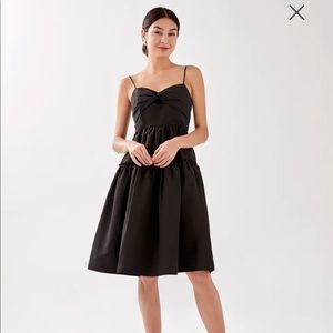 Love Bonito Valkiena Black Knee Length Dress Size S